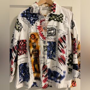 Chicos shaman speaks cotton jacket